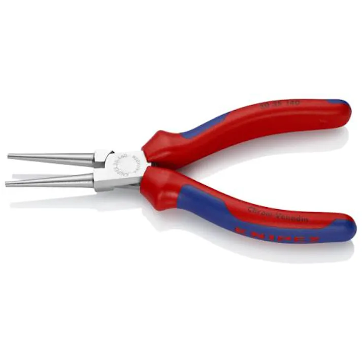KNIPEX(クニペックス) 140mm ロングラウンドノーズプライヤー(グリップ付/メッキ) EA537MA-1 4518340093706(CDC)【別送品】