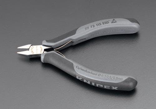 KNIPEX(クニペックス) 精密用ニッパー(ESDグリップ) 115mm EA535KC-16 4518340100633【別送品】