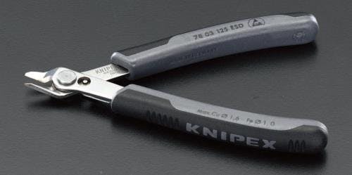 KNIPEX(クニペックス) 精密用ニッパー(ESDグリップ/INOX) 125mm EA535KE-11 4518340100848【別送品】