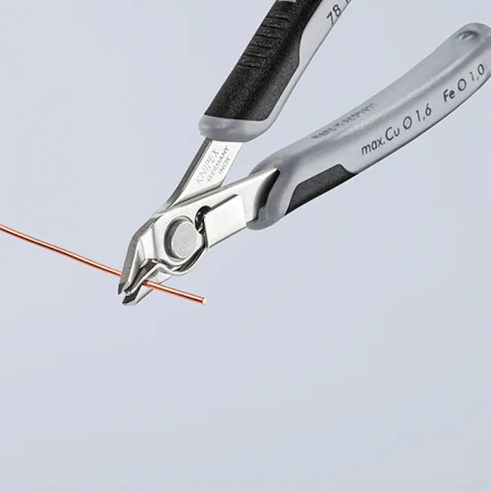 KNIPEX(クニペックス) 精密用ニッパー(ESDグリップ/ホールド付/INOX) 125mm EA535KE-12 4518340100862【別送品】