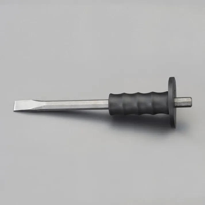 ESCO 19x300mm 平タガネ(グリップ付) EA572LP 4518340140325(CDC)【別送品】