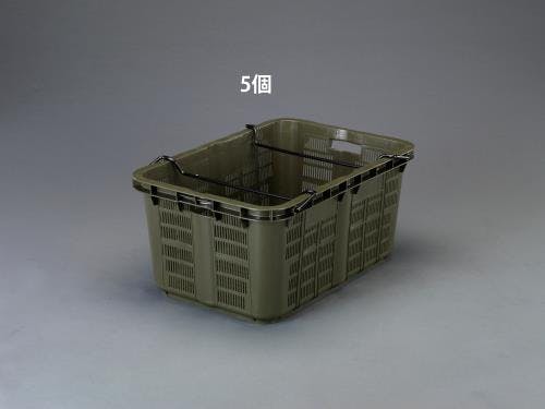 ESCOオリジナル コンテナ(OD/5個) 808x553x370mm/119.6L EA506AB-19E 4518340211940【別送品】