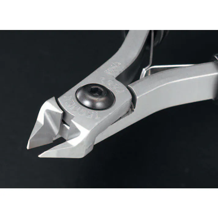 精密用ニッパー(フラッシュ/ESD) 120mm EA535TD-12 4518340225145【別送品】