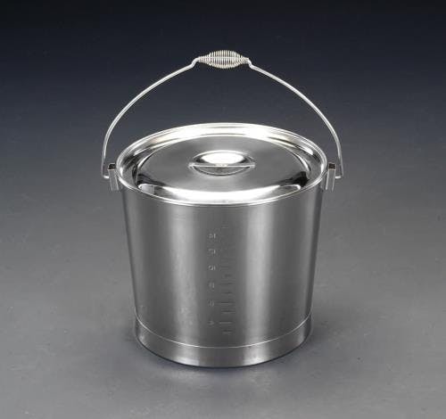 バケツ・ふた付(ステンレス製) 10L EA508S-12 4518340241671【別送品】