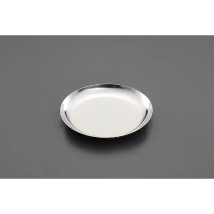 ESCO φ 90x10mm 丸形トレー(ステンレス製) EA508SB-101 4518340253032(CDC)【別送品】