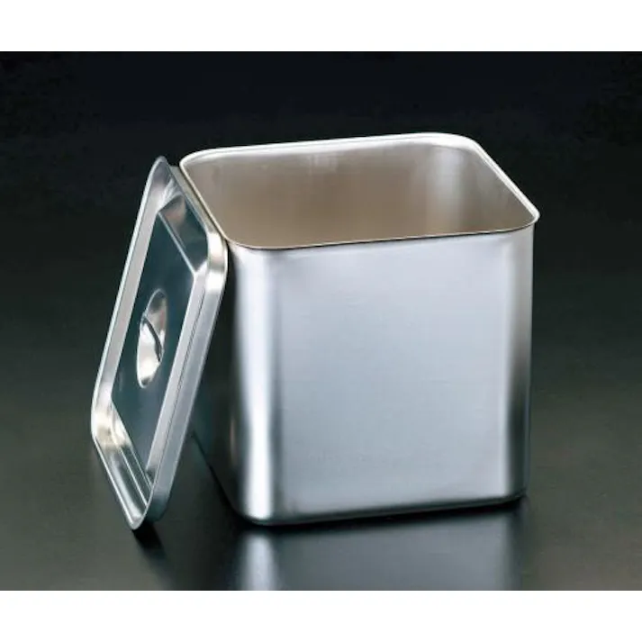ESCO 165x165x235mm 深型BOX(ステンレス製) EA508SC-15 4518340333666(CDC)【別送品】