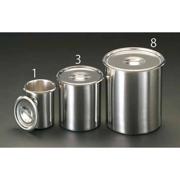 ESCO φ153x185mm/3.0L ポット(ステンレス製) EA508SG-3 4518340392502(CDC)【別送品】