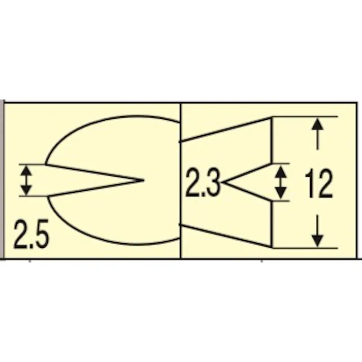 平バール 180mm EA519MD-22 4518340417083【別送品】