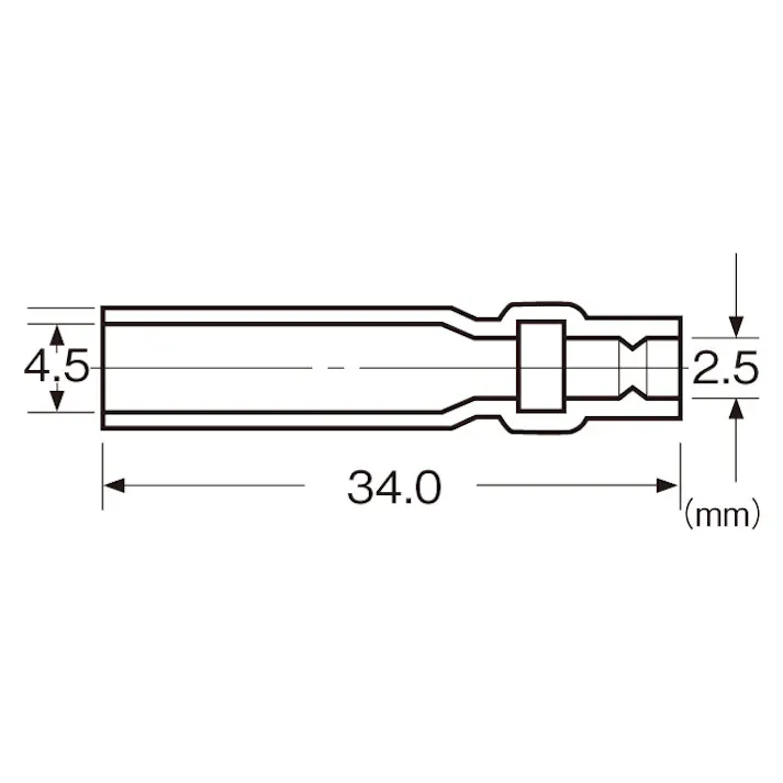 日立Astemoアフターマーケットジャパン 絶縁スリーブ(メス/100個) 2.5mm EA538RA-4 4518340454903【別送品】