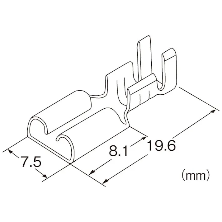 日立Astemoアフターマーケットジャパン 250差込形ソケット(100個) 0.50-2.00平方ミリメートル EA538RA-10 4518340454996【別送品】