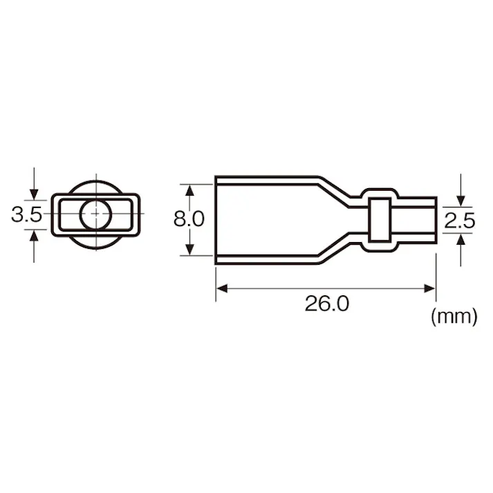 日立Astemoアフターマーケットジャパン 250ファストンソケット用Y形スリーブ(100個) EA538RA-23 4518340455115【別送品】