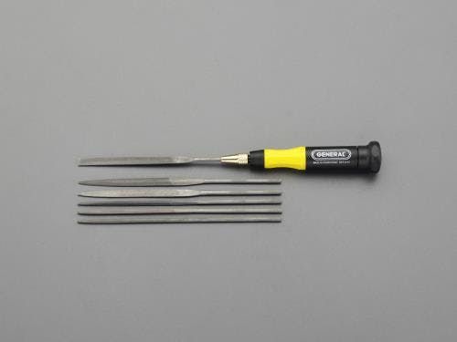 6本組やすり(ハンドル付) EA521GA 4518340518018【別送品】