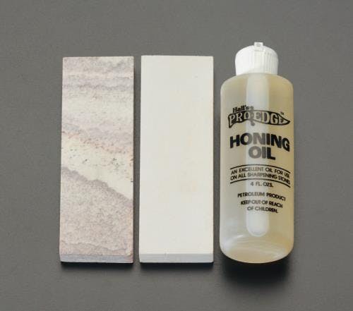 油砥石セット・天然(中目・細目) 125x41x13mm EA522AC-12 4518340537200【別送品】