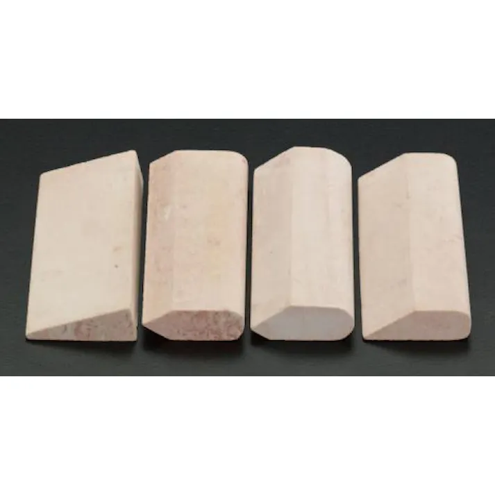 ESCO 76x25x9.5mm 油砥石・櫛形(4個組/中目) EA522AK-1 4518340537606(CDC)【別送品】