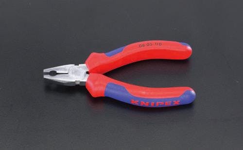 KNIPEX(クニペックス) ミニペンチ(グリップ付・メッキ) 110mm EA534KA-110 4518340544239【別送品】