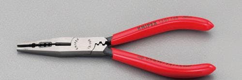 KNIPEX(クニペックス) 穴付ラジオペンチ(圧着付) 160mm EA537PC-160 4518340544871【別送品】
