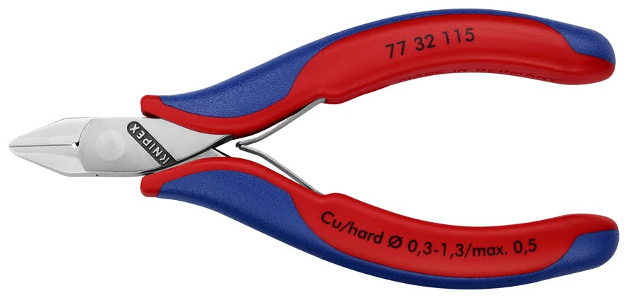 KNIPEX(クニペックス) 115mm 精密用ニッパー(バネ付/斜刃) EA535KD-4