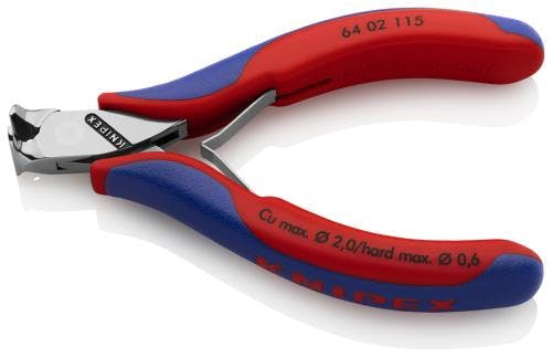 KNIPEX(クニペックス) 精密用エンドニッパー(グリップ・バネ付) 115mm EA536KE-1 4518340545168【別送品】