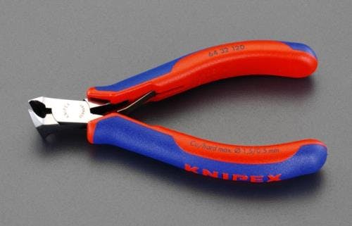 KNIPEX(クニペックス) 精密用エンドニッパー(グリップ・バネ付) 120mm EA536KE-4 4518340545199【別送品】