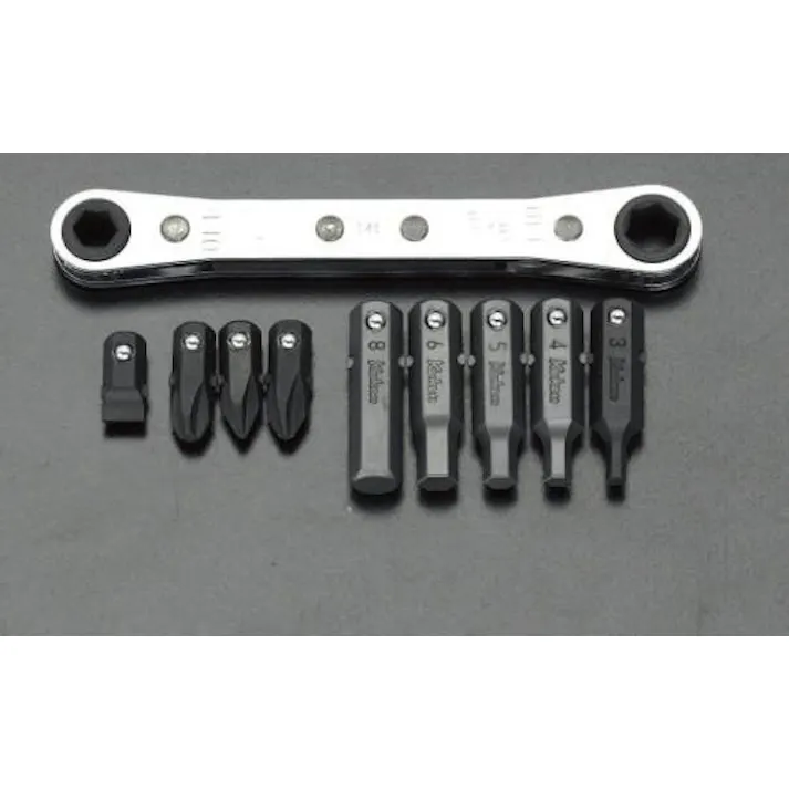 コーケン(Ko-ken) 1/4"Hex ドライバービットセット(ラチェット付) EA550KD 4518340557628(CDC)【別送品】