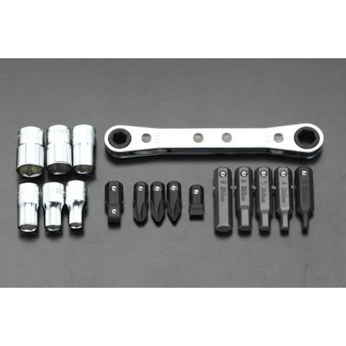 コーケン(Ko-ken) 1/4"DR ビット・ソケットセット(ラチェット付) EA550KF 4518340557642(CDC)【別送品】