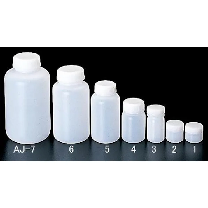 瑞穂化成工業 広口ポリ容器(中蓋付) φ63x123mm/250ml EA508AJ-5 4518340580381【別送品】