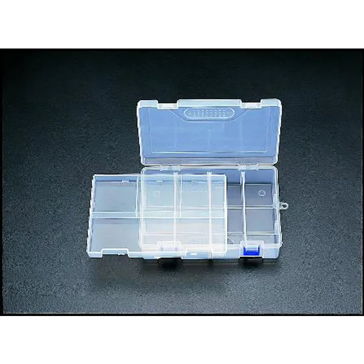 ESCO 234x168x62mm パーツケース(中皿付) EA508KC-3 4518340585614(CDC)【別送品】