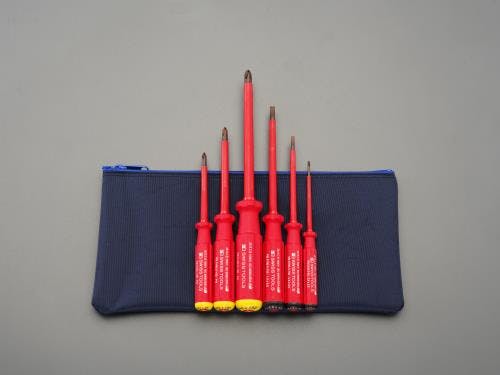 PBSWISSTOOLS ドライバー(絶縁) [+-] 6本組 EA560PL-20 4518340650565【別送品】
