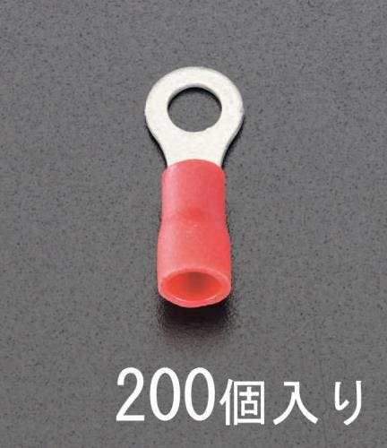 絶縁圧着端子[丸形] (200個) 1.25-4.0 EA538MB-32 4518340761506【別送品】