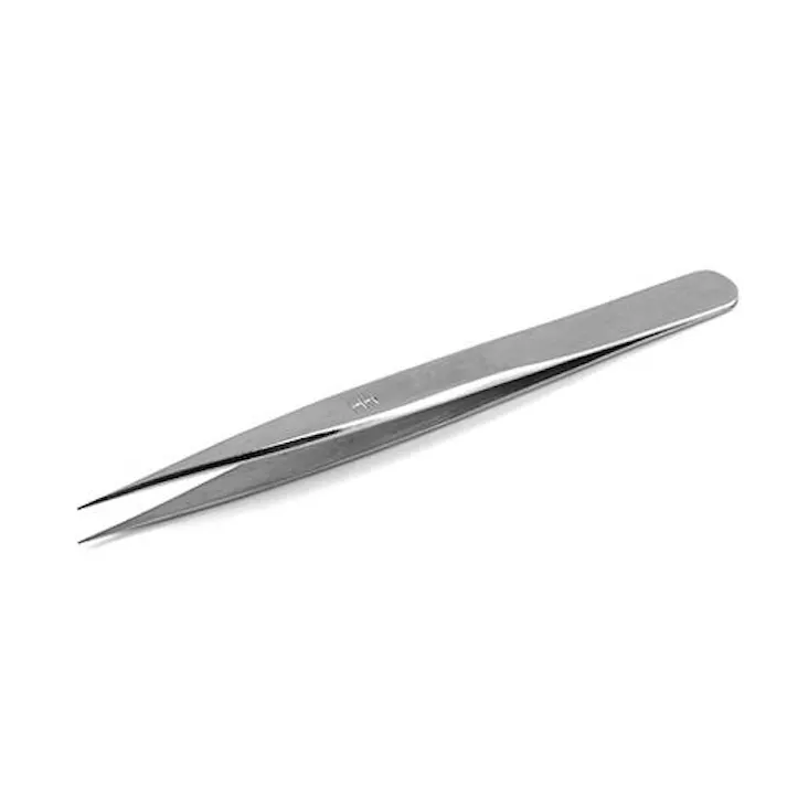 ESCO 0.4x110mm/ HH 精密用ピンセット(ステンレス製) EA595AK-2 4518340763081(CDC)【別送品】