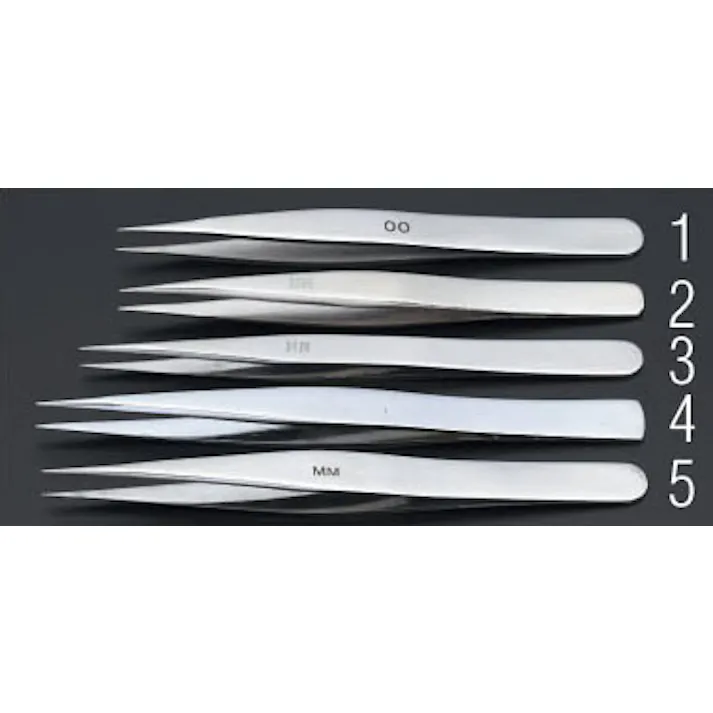 精密用ピンセット(ステンレス製) 0.5x125mm/NN EA595AK-3 4518340763098【別送品】