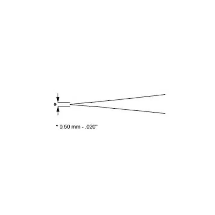 精密用ピンセット(ステンレス製) 0.5x125mm/MM EA595AK-4 4518340763104【別送品】