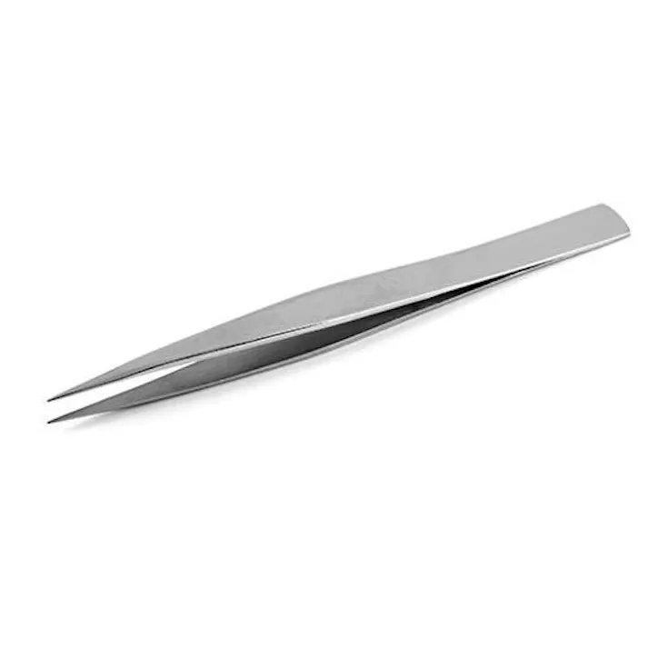 精密用ピンセット(ステンレス製) 0.4x125mm/AA EA595AK-5 4518340763111【別送品】
