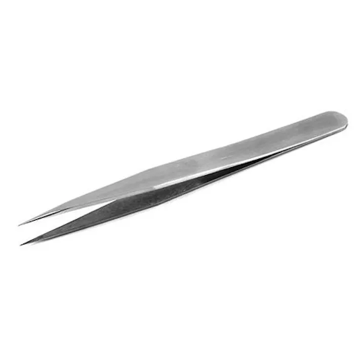 精密用ピンセット(ステンレス製) 0.3x115mm/1 EA595AK-9 4518340763289【別送品】