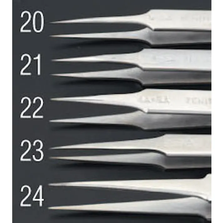 精密用ピンセット(ステンレス製) 0.2x115mm/2 EA595AK-23 4518340763388【別送品】