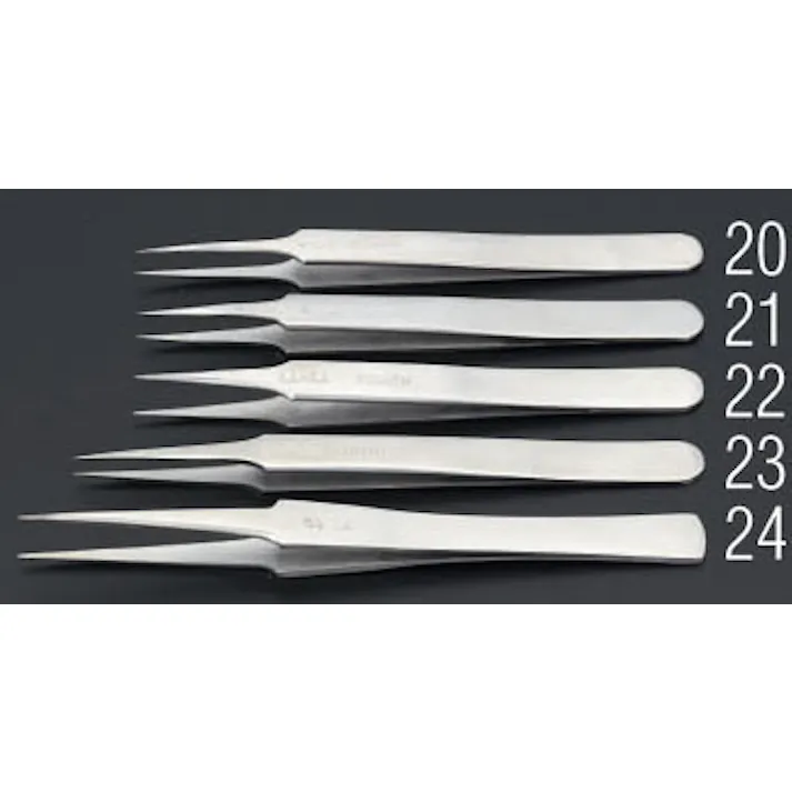 精密用ピンセット(ステンレス製) 0.2x115mm/2 EA595AK-23 4518340763388【別送品】
