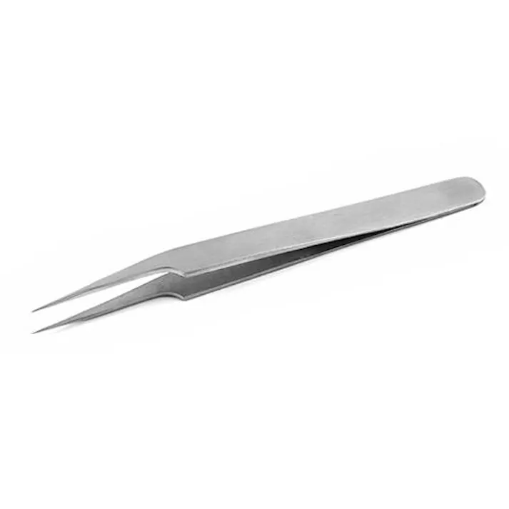 ESCO 0.35x120mm/5A 精密用ピンセット(ステンレス製) EA595AK-36 4518340763494(CDC)【別送品】