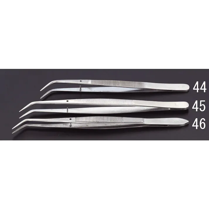 精密用ピンセット(ステンレス製) 1.2x140mm/220C EA595AK-44 4518340769786【別送品】