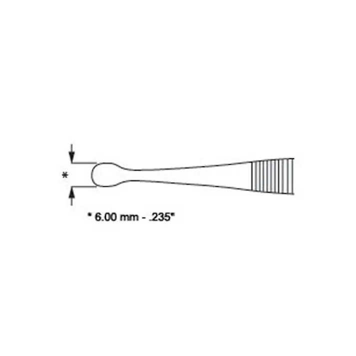 精密用ピンセット(ステンレス製) 5.7x115mm/26 EA595AK-62 4518340769977【別送品】