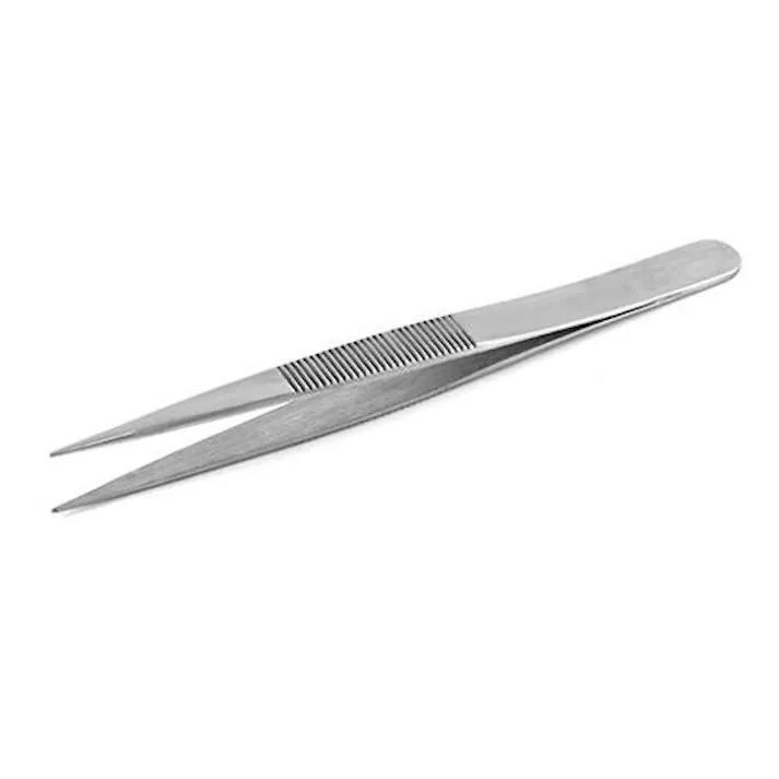 ESCO 0.2x110mm/ 38 精密用ピンセット(ステンレス製) EA595AK-80 4518340770096(CDC)【別送品】