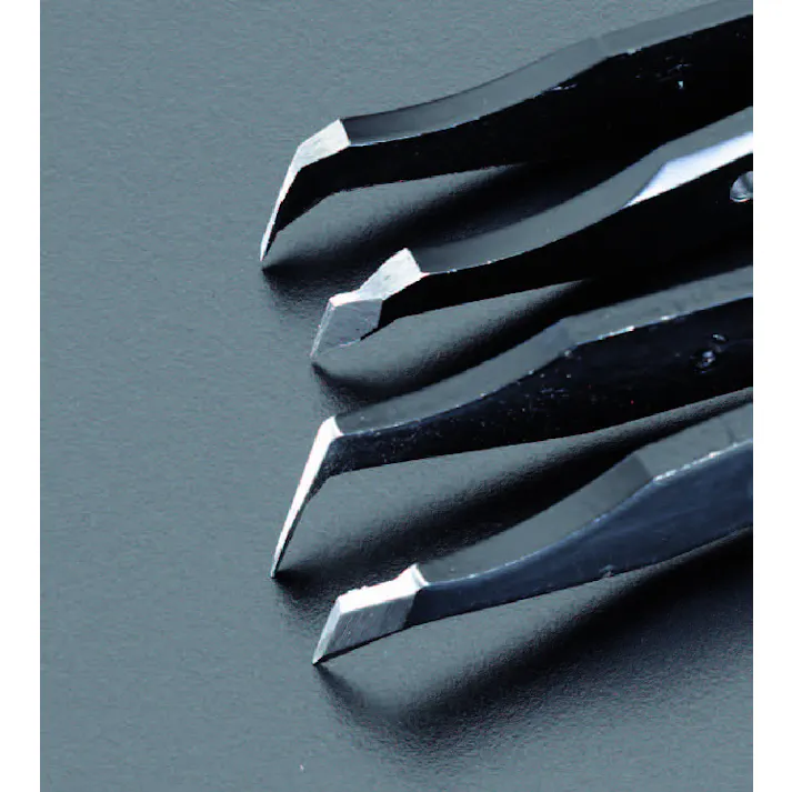 カッティングピンセット(カーボンスチール製) 3.5x115mm EA595AL-15 4518340770652【別送品】