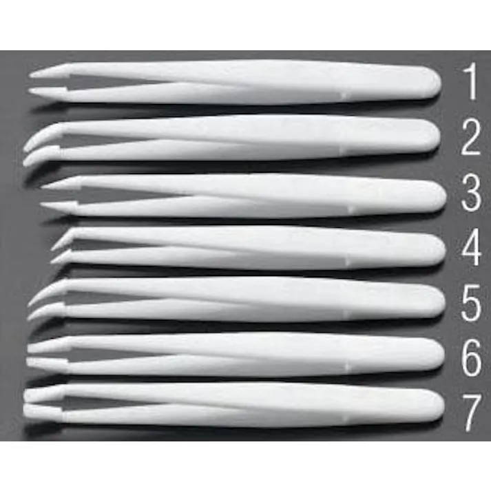 精密用ピンセット(デルリン製) 118mm/P2AB EA595AM-2 4518340771000【別送品】