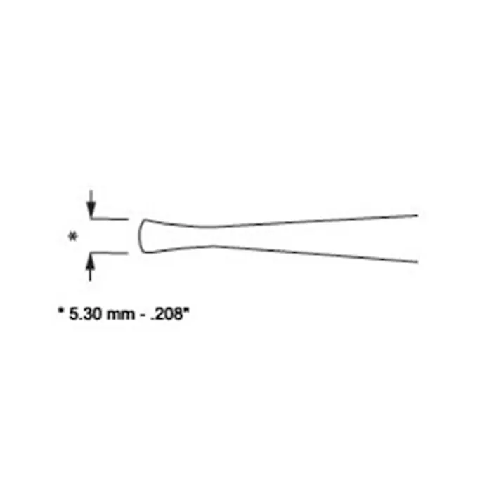 精密用ピンセット(デルリン製) 118mm/P35A EA595AM-7 4518340771055【別送品】