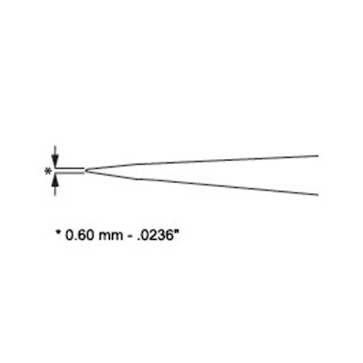 プラスティックピンセット(ESD) 118mm/P3C EA595AM-13 4518340771086【別送品】