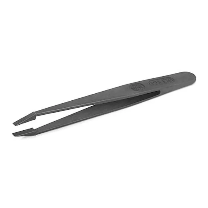 ESCO 118mm/P35 プラスティックピンセット(ESD) EA595AM-16 4518340771116(CDC)【別送品】