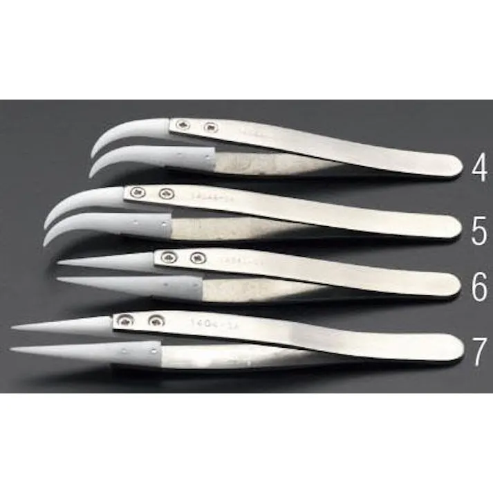 ESCO 110mm 精密用ピンセット(デルリン/ステンレス製) EA595AP-4 4518340771161(CDC)【別送品】