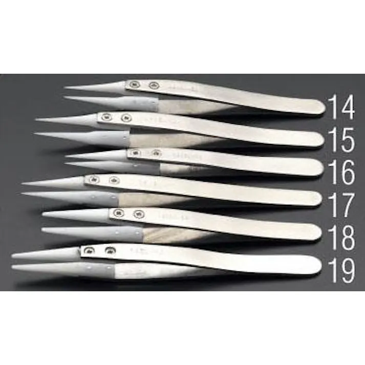 ESCO 110mm 精密用ピンセット(デルリン/ステンレス製) EA595AP-16 4518340771284(CDC)【別送品】