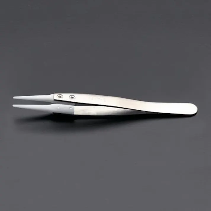 ESCO 120mm 精密用ピンセット(デルリン/ステンレス製) EA595AP-23 4518340771352(CDC)【別送品】