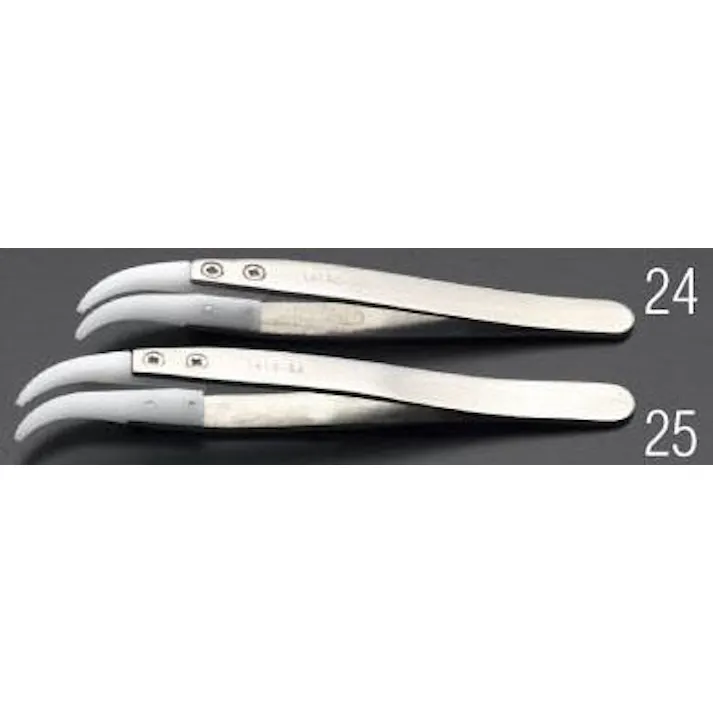 ESCO 110mm 精密用ピンセット(デルリン/ステンレス製) EA595AP-24 4518340771383(CDC)【別送品】