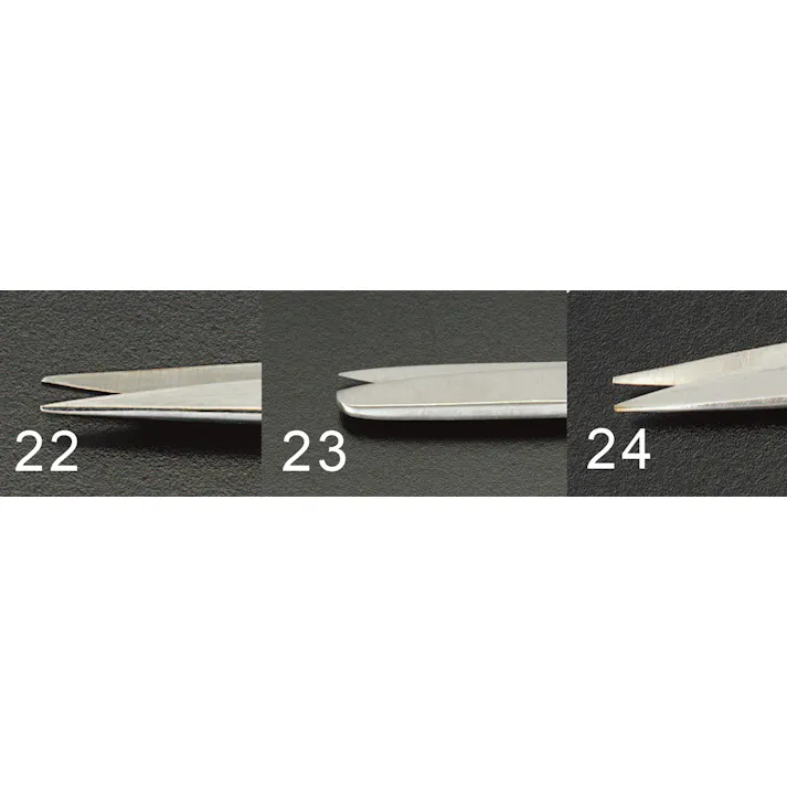 はさみ(精密・アングルヘッド/ステンレス製) 118mm EA540ME-24 4518340772052【別送品】